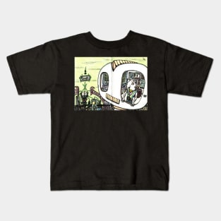 Fishbot Metropolis Kids T-Shirt